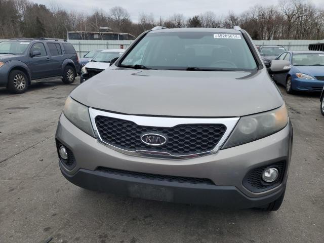 5XYKUDA24BG033620 - 2011 KIA SORENTO EX GRAY photo 5