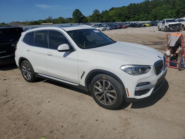 5UXTR7C54KLR51546 - 2019 BMW X3 SDRIVE30I WHITE photo 4