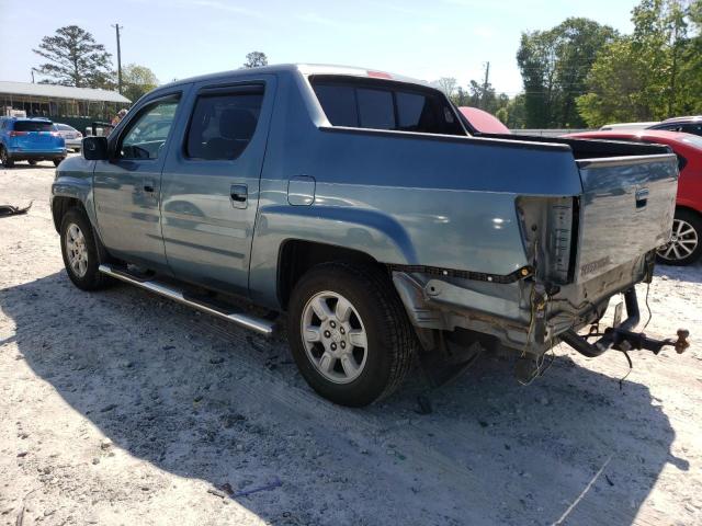 2HJYK16566H522055 - 2006 HONDA RIDGELINE RTL BLUE photo 2