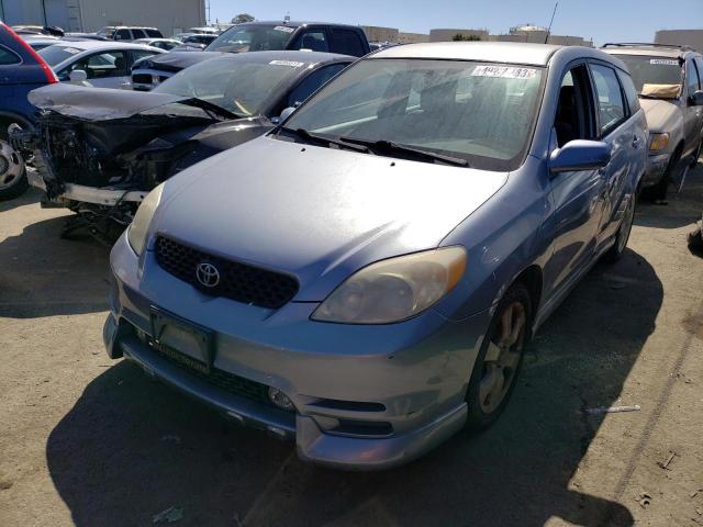 2T1KR38E53C004376 - 2003 TOYOTA COROLLA MA XR BLUE photo 1