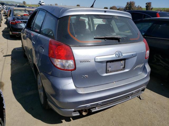 2T1KR38E53C004376 - 2003 TOYOTA COROLLA MA XR BLUE photo 2