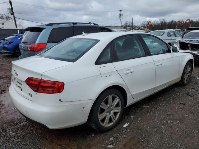 WAUBFAFL2BN047323 - 2011 AUDI A4 PREMIUM WHITE photo 3