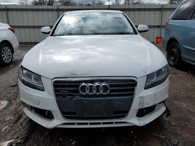 WAUBFAFL2BN047323 - 2011 AUDI A4 PREMIUM WHITE photo 5