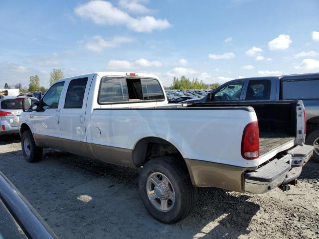 1FTSW31P34EA09692 - 2004 FORD F350 SRW SUPER DUTY WHITE photo 2