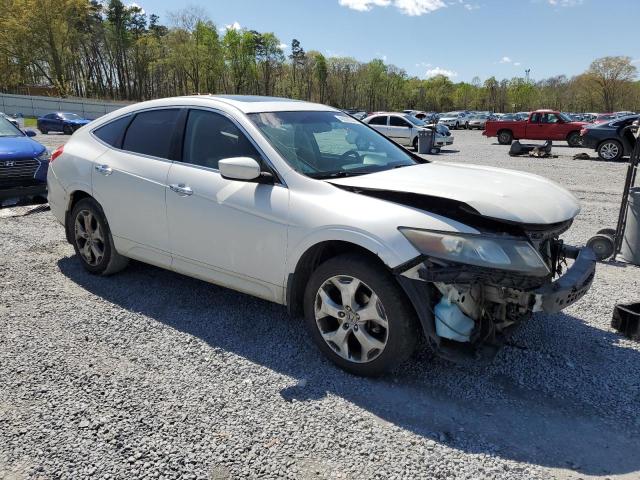 5J6TF2H51BL005808 - 2011 HONDA ACCORD CRO EXL WHITE photo 4