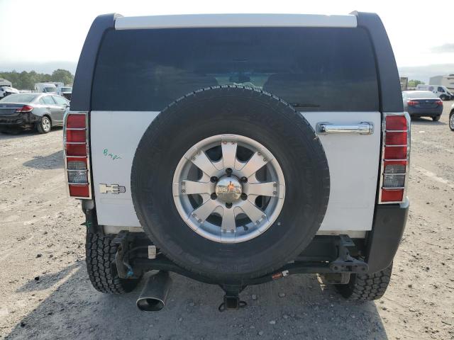 5GTEN13E498118838 - 2009 HUMMER H3 WHITE photo 6