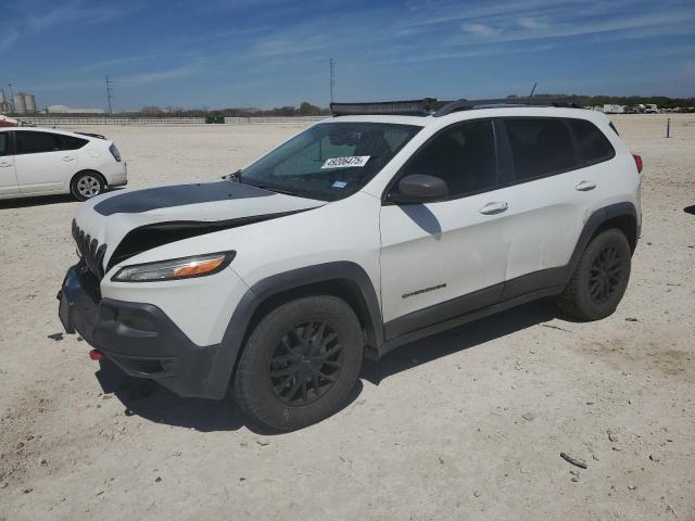 1C4PJMBS0EW125635 - 2014 JEEP CHEROKEE TRAILHAWK WHITE photo 1