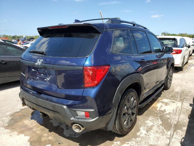 5FNYF7H59NB001974 - 2022 HONDA PASSPORT EXL Azul foto 3