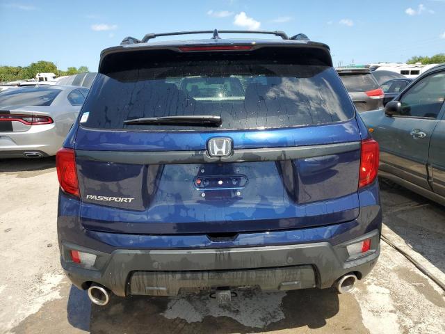 5FNYF7H59NB001974 - 2022 HONDA PASSPORT EXL Azul foto 6