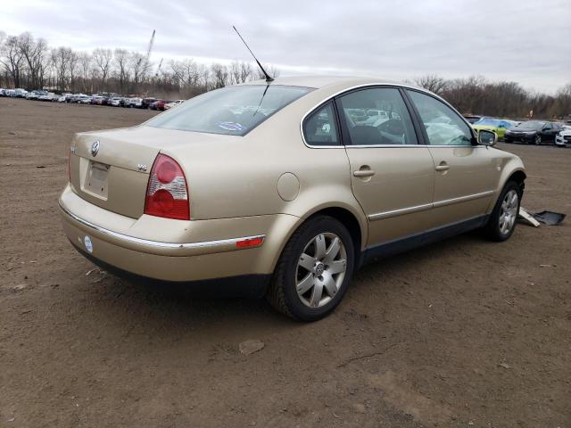 WVWRH63B02P012756 - 2002 VOLKSWAGEN PASSAT GLX GOLD photo 3