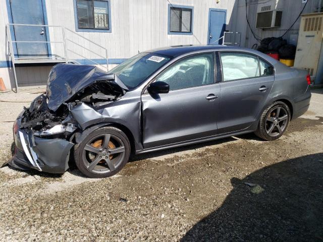 3VW2K7AJ5EM243324 - 2014 VOLKSWAGEN JETTA BASE 灰色 照片 1