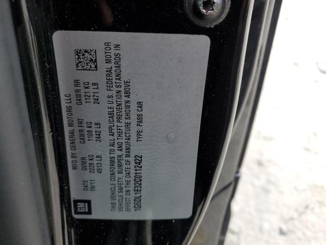 1G6DL1E32C0112422 - 2012 CADILLAC CTS PERFORMANCE COLLECTION Чорний фото 13