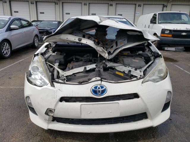 JTDKDTB37C1025000 - 2012 TOYOTA PRIUS C WHITE photo 5