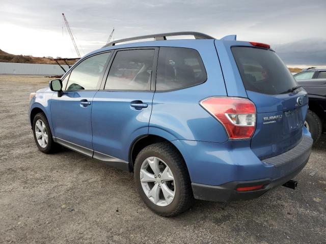 JF2SJAFC9GH443239 - 2016 SUBARU FORESTER 2.5I PREMIUM BLUE photo 2