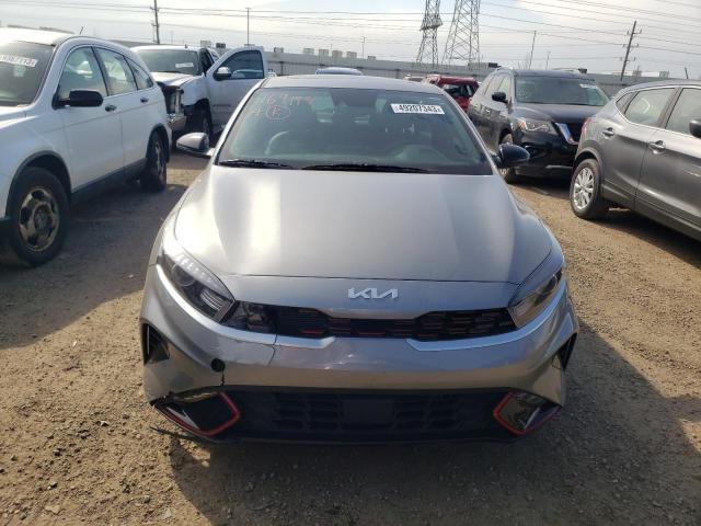 3KPF54ADXNE451147 - 2022 KIA FORTE GT LINE GRAY photo 5