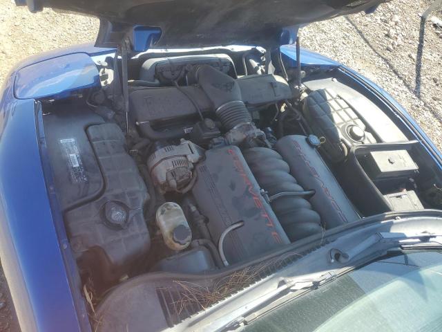 1G1YY32GX25130678 - 2002 CHEVROLET CORVETTE BLUE photo 11