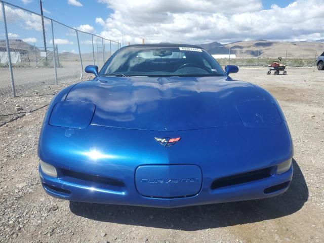 1G1YY32GX25130678 - 2002 CHEVROLET CORVETTE BLUE photo 5