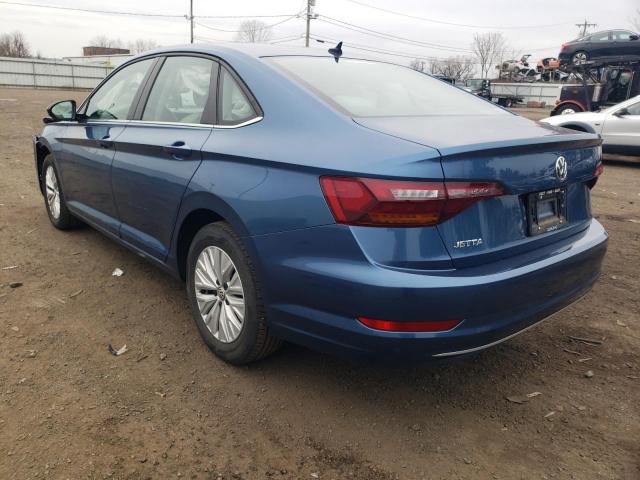 3VWC57BU6KM189421 - 2019 VOLKSWAGEN JETTA S BLUE photo 2