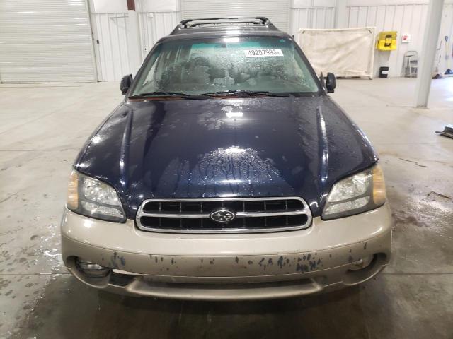 4S3BH675X27663530 - 2002 SUBARU LEGACY OUTBACK AWP 蓝色 照片 5