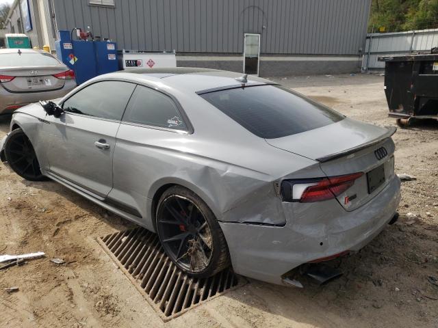 WUAPWAF51KA902856 - 2019 AUDI RS5 SILVER photo 2