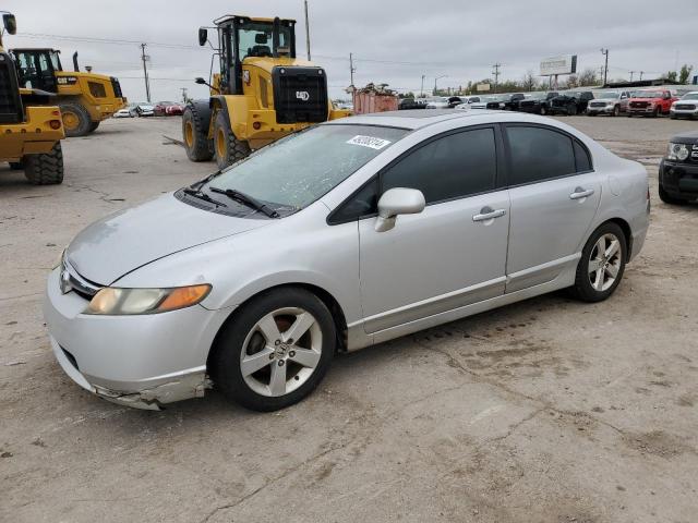 1HGFA16897L051579 - 2007 HONDA CIVIC EX SILVER photo 1