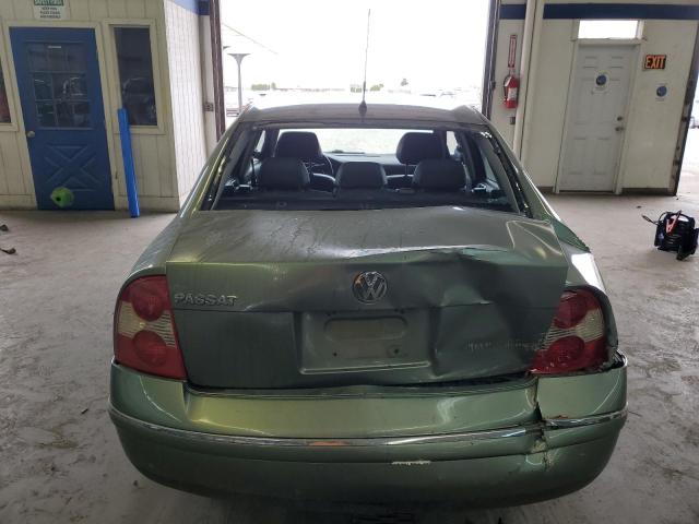 WVWPD63B74P094538 - 2004 VOLKSWAGEN PASSAT GLS GREEN photo 6