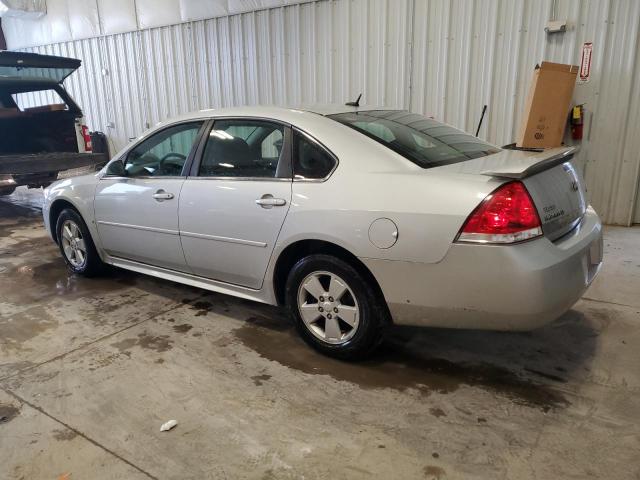 2G1WB5EKXA1117112 - 2010 CHEVROLET IMPALA LT SILVER photo 2