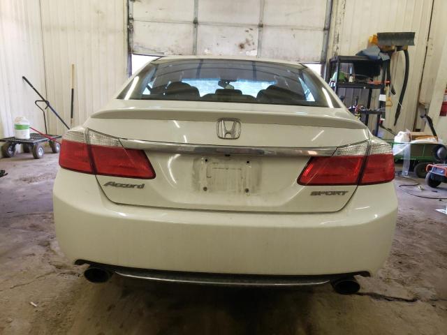 1HGCR2F55DA045132 - 2013 HONDA ACCORD SPORT WHITE photo 6