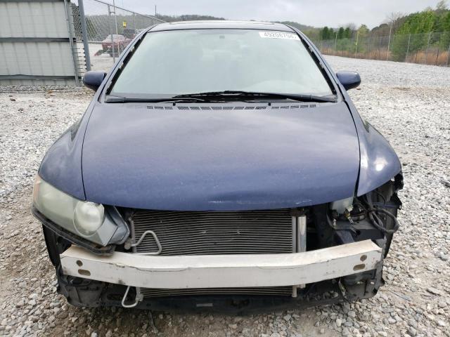 1HGFA16848L103525 - 2008 HONDA CIVIC EX BLUE photo 5