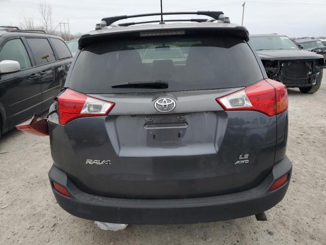 JTMBFREV6FD157050 - 2015 TOYOTA RAV4 LE GRAY photo 6