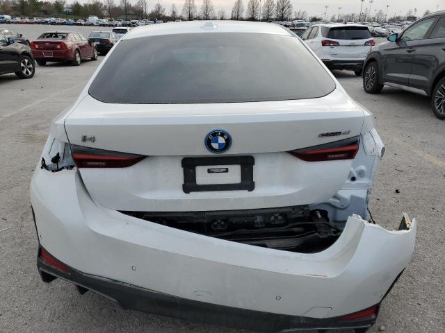WBY73AW02PFP39380 - 2023 BMW I4 EDRIVE 40 WHITE photo 6