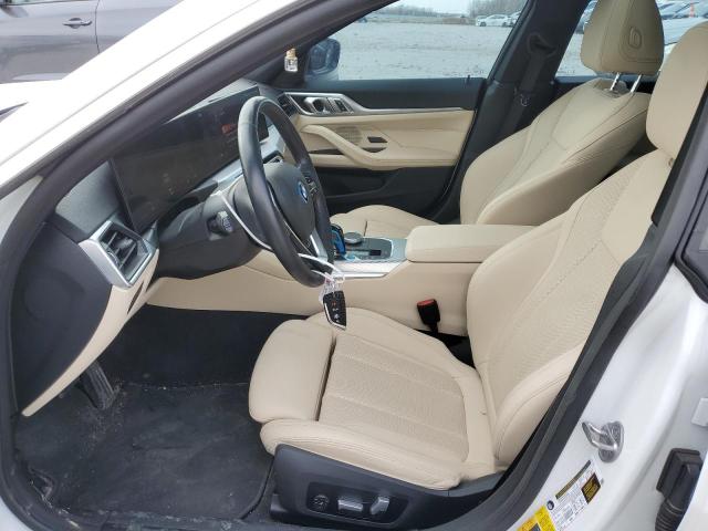 WBY73AW02PFP39380 - 2023 BMW I4 EDRIVE 40 WHITE photo 7