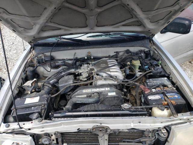 4TASN92N8YZ636384 - 2000 TOYOTA TACOMA XTRACAB PRERUNNER 银色 照片 11