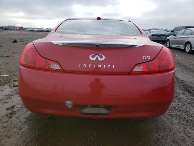 JNKCV64EX8M118373 - 2008 INFINITI G37 BASE RED photo 6