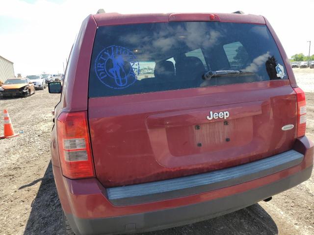 1C4NJPFA7CD684473 - 2012 JEEP PATRIOT LATITUDE RED photo 6