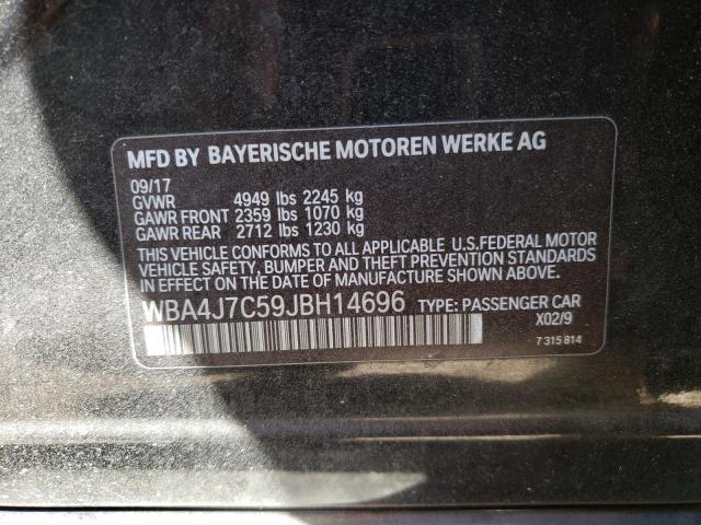 WBA4J7C59JBH14696 - 2018 BMW 440XI GRAN COUPE Grafit foto 12