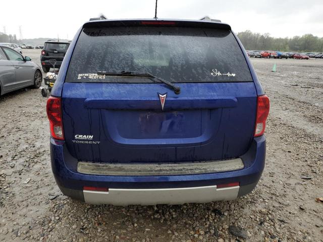 2CKDL63FX76087962 - 2007 PONTIAC TORRENT BLUE photo 6