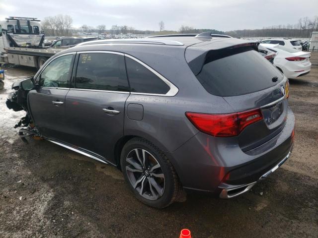 5J8YD4H82LL021140 - 2020 ACURA MDX ADVANCE GRAY photo 2