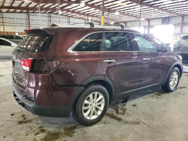 5XYPG4A32GG072669 - 2016 KIA SORENTO LX BURGUNDY photo 3