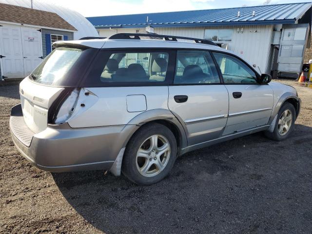 4S4BP61C657363221 - 2005 SUBARU LEGACY OUTBACK 2.5I SILVER photo 3