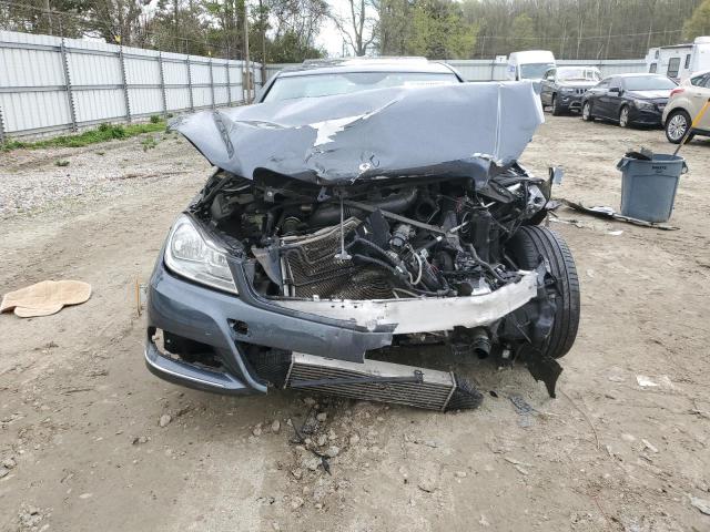 WDDGF4HB0DA860139 - 2013 MERCEDES-BENZ C 250 BLUE photo 5