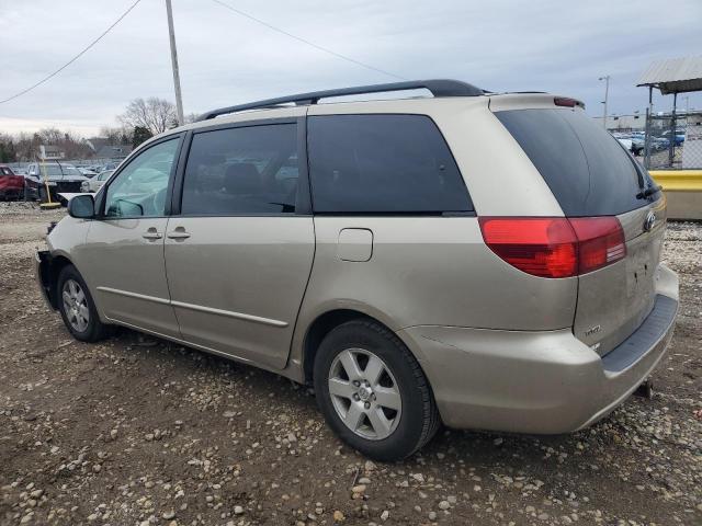 5TDZA22C24S086258 - 2004 TOYOTA SIENNA XLE GOLD photo 2