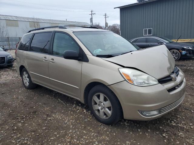 5TDZA22C24S086258 - 2004 TOYOTA SIENNA XLE GOLD photo 4