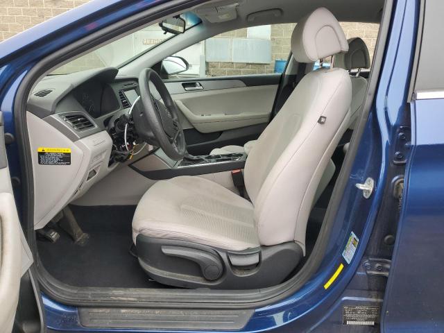 5NPE24AF5HH557544 - 2017 HYUNDAI SONATA SE BLUE photo 7