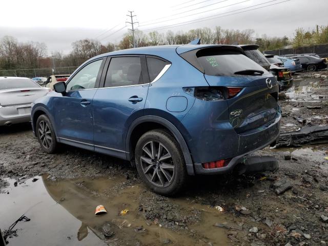 JM3KFBDM9J0354186 - 2018 MAZDA CX-5 GRAND TOURING BLUE photo 2