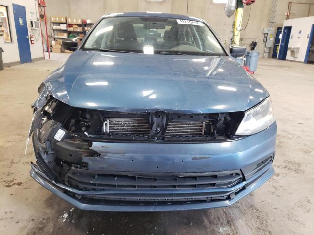 3VWD07AJ2FM330789 - 2015 VOLKSWAGEN JETTA SE BLUE photo 5