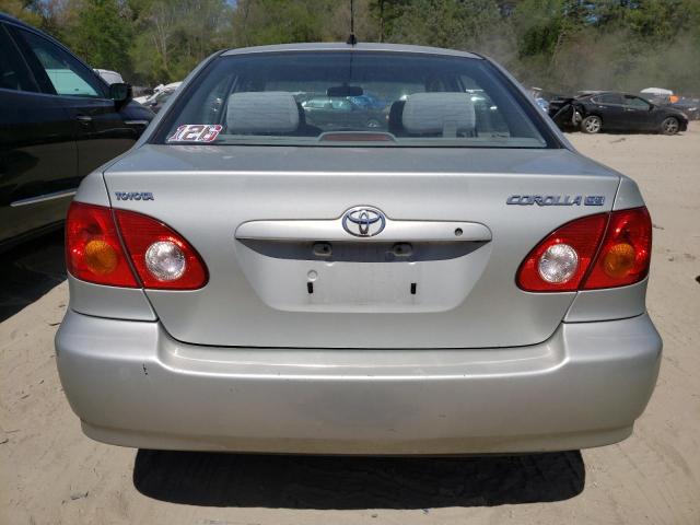 2T1BR32E73C086068 - 2003 TOYOTA COROLLA-4 CE SILVER photo 6