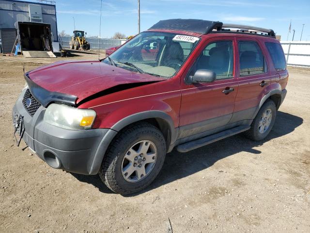 1FMYU03135KB51059 - 2005 FORD ESCAPE XLT RED photo 1