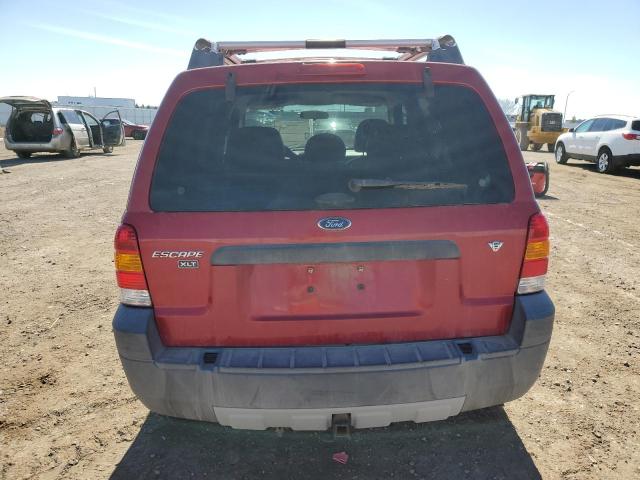 1FMYU03135KB51059 - 2005 FORD ESCAPE XLT RED photo 6