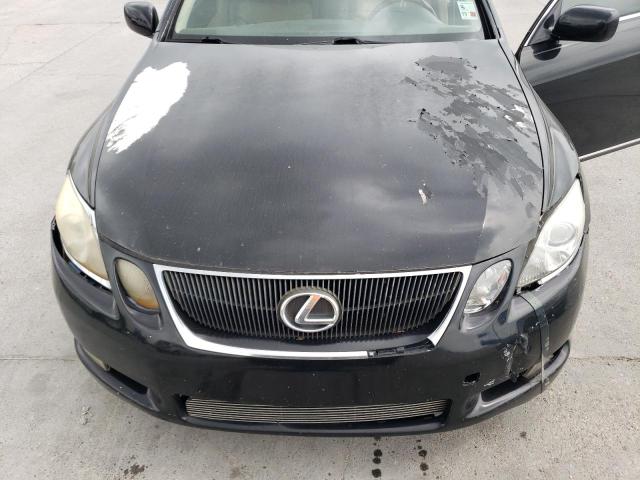 JTHBH96S565044777 - 2006 LEXUS GS 300 BLACK photo 11